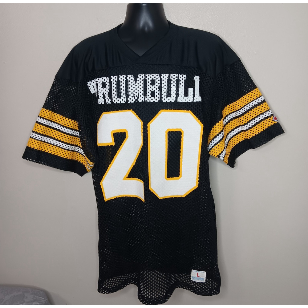 VTG 1960s Trumbull High School CT Large Football Jersey Champion Team Issued EUC